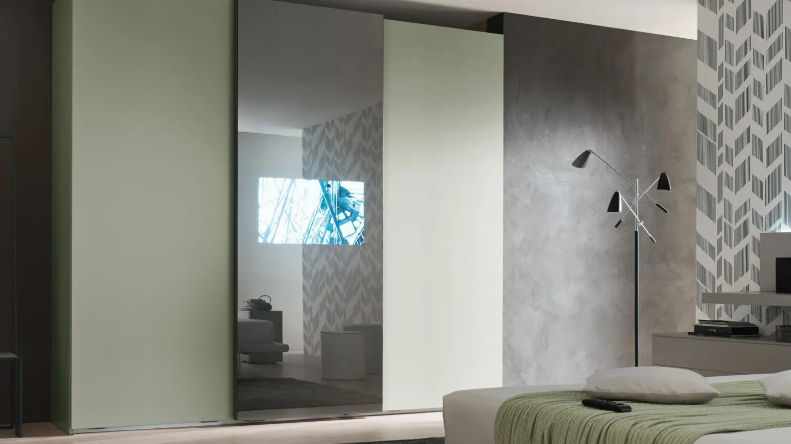 Wardrobe with Maronese TV Wallblog