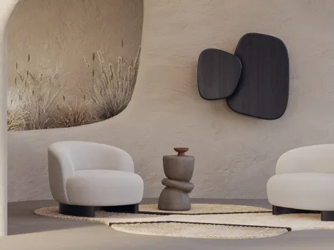 Ovoo Ceramic designer coffee table by Nature Design