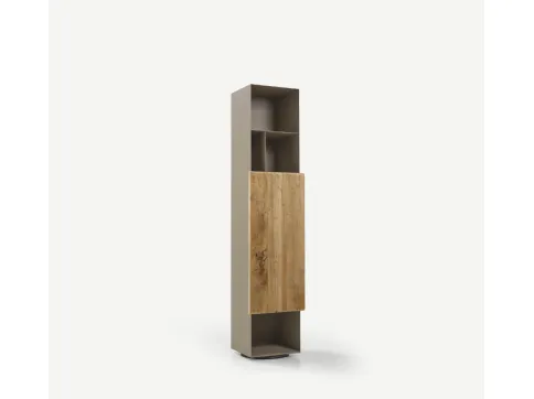 Finissimo Butler metal storage unit with centuries-old wooden door by Nature Design