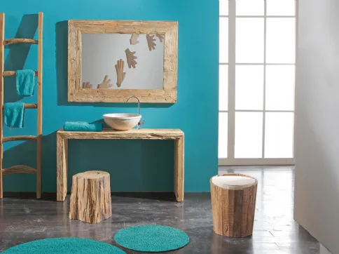One wooden bathroom furniture by Nature Design