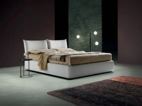 Chic upholstered container bed by Bside