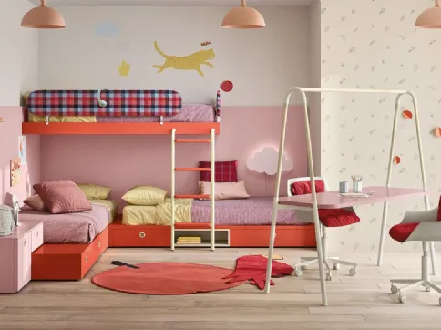 Kids space 10 bedroom with bunk bed by Nidi