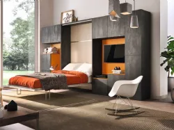 Casanova 4002 open foldaway double bed by 2B Italia