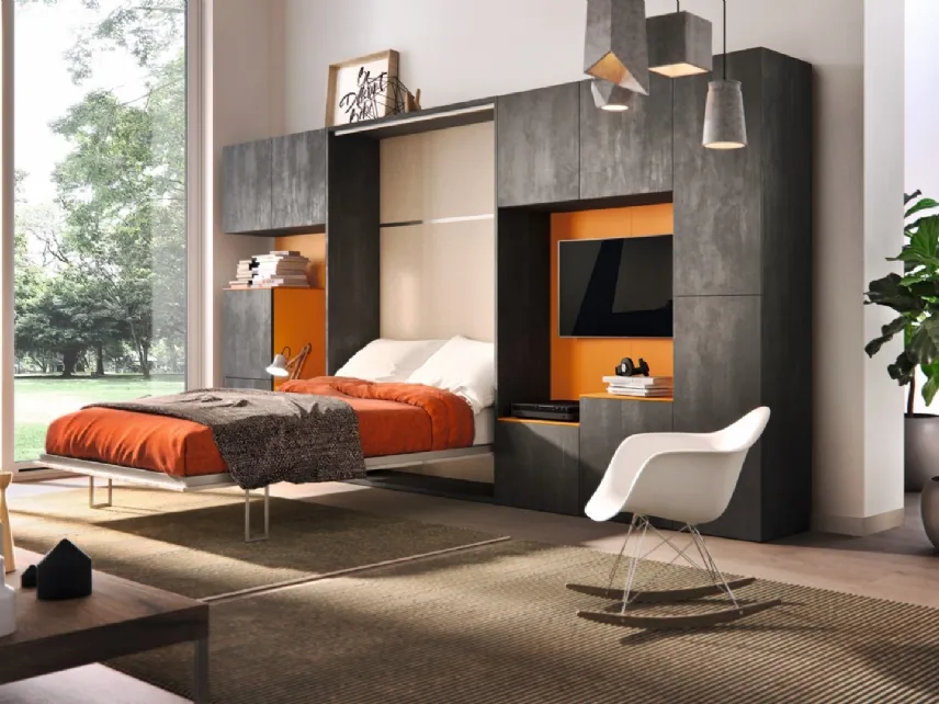 Casanova 4002 open foldaway double bed by 2B Italia