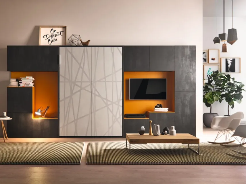Casanova 4002 closed foldaway bed by 2B Italia