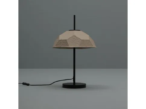 Table lamp made from recycled cardboard Egg by Stones